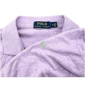 Polo Ralph Lauren Shirt Men‎ Medium Purple Short SleeveSoft Touch